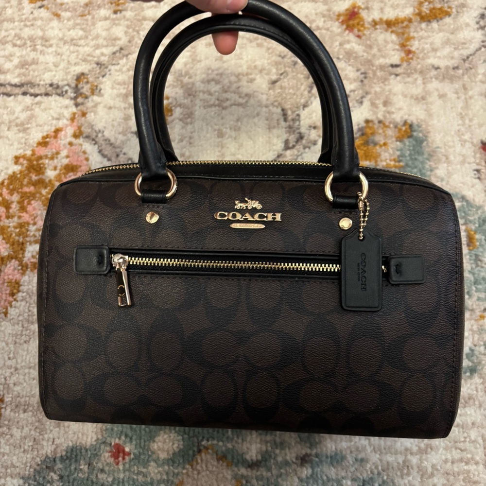 Coach Rowan Satchel in Signature Canvas
